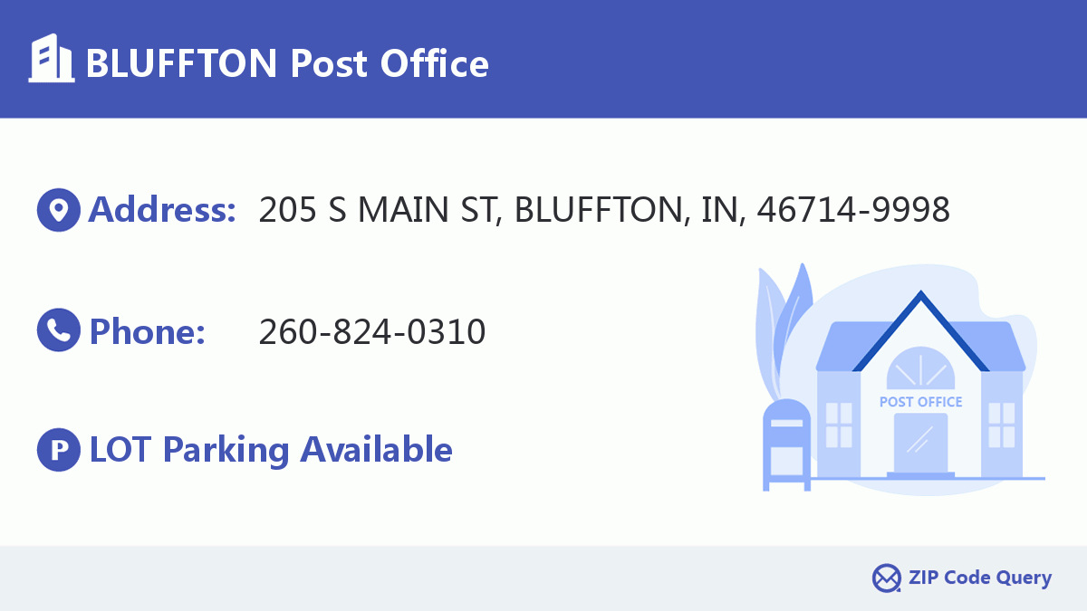 Post Office:BLUFFTON