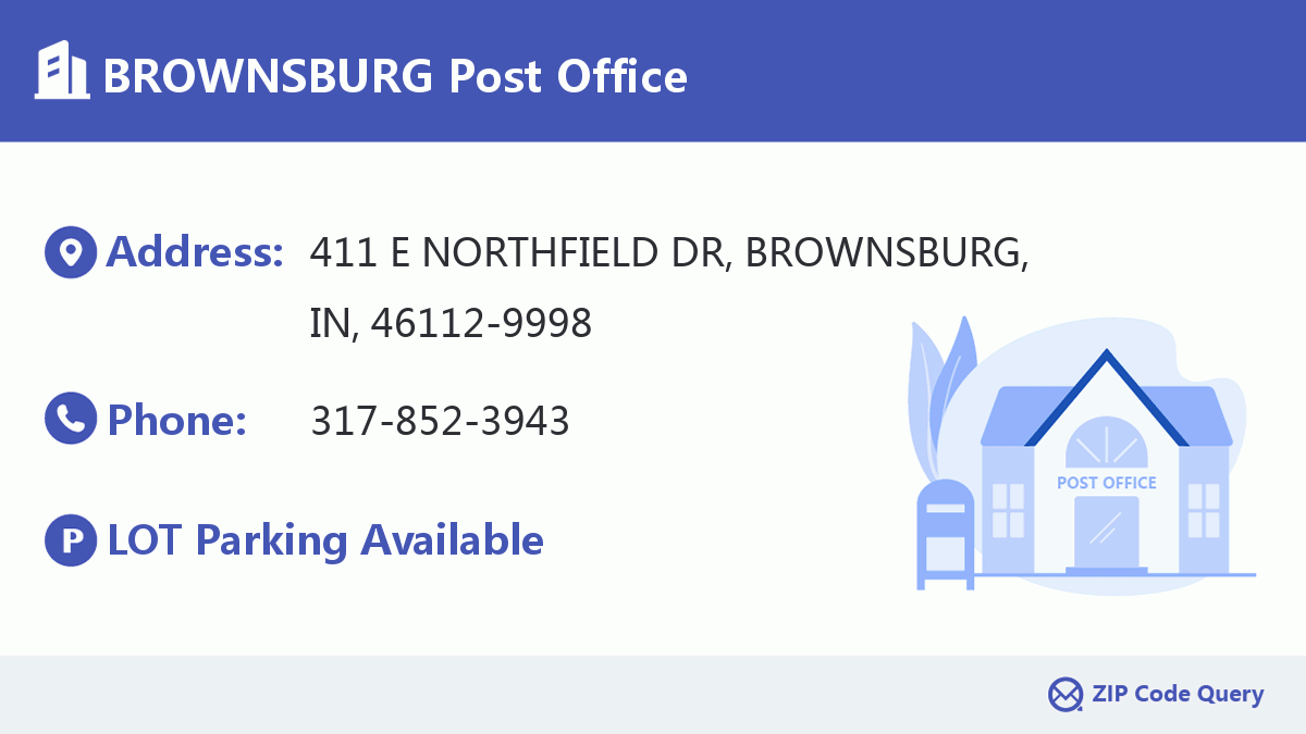Post Office:BROWNSBURG