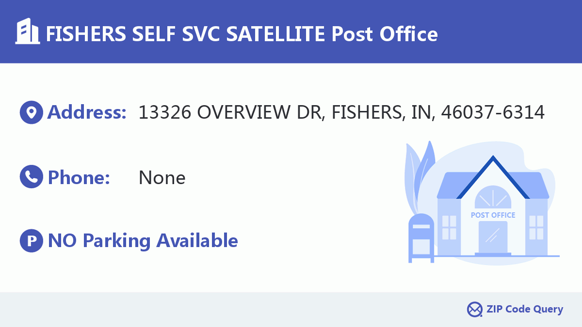 Post Office:FISHERS SELF SVC SATELLITE