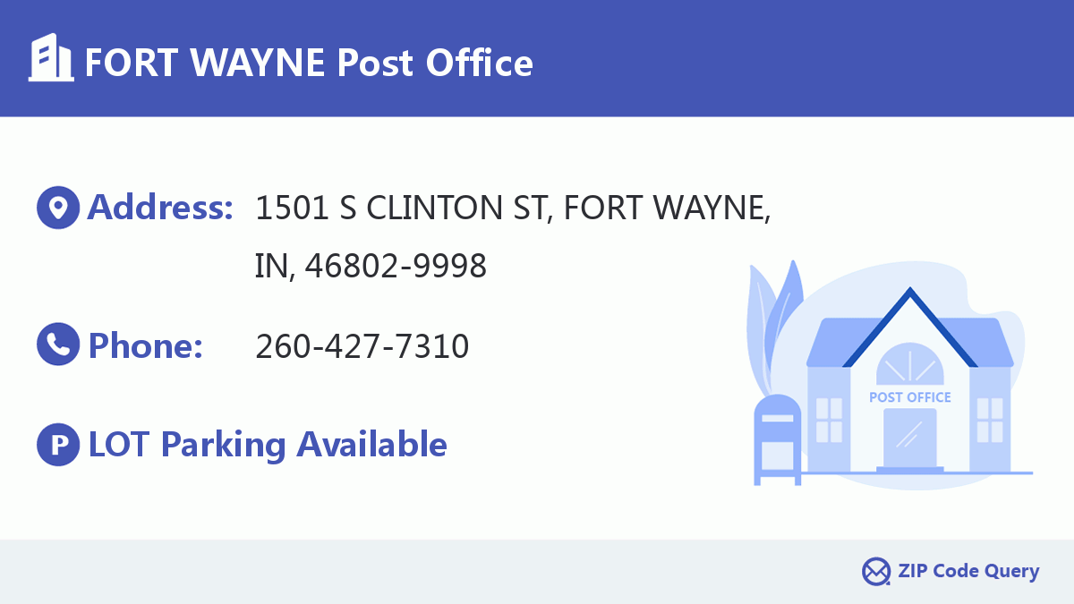 Post Office:FORT WAYNE