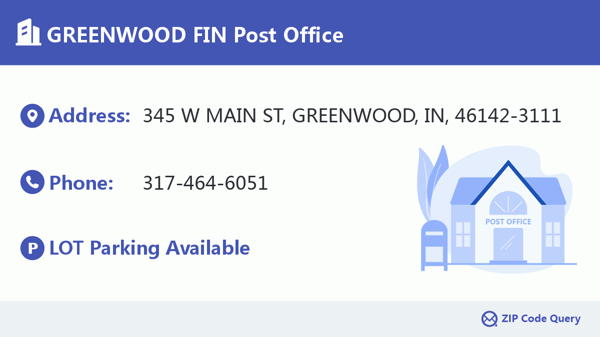 Post Office:GREENWOOD FIN