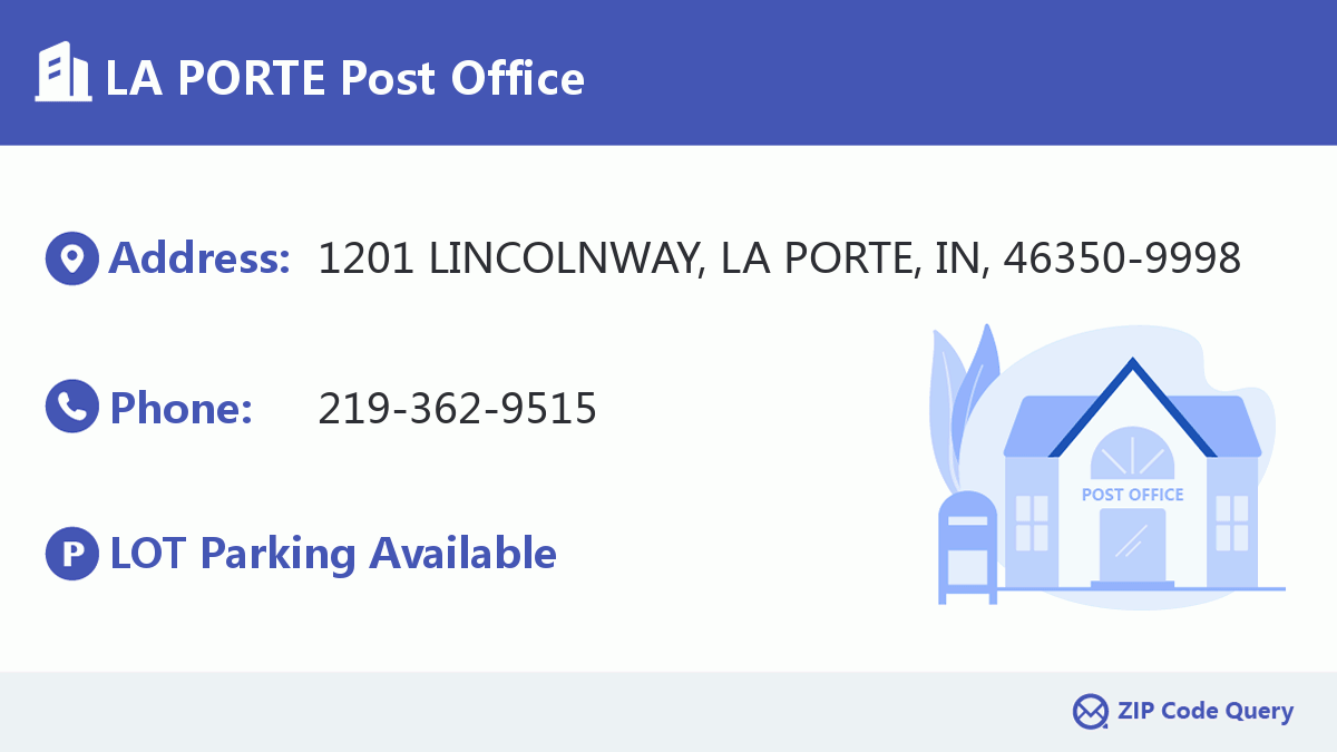 Post Office:LA PORTE