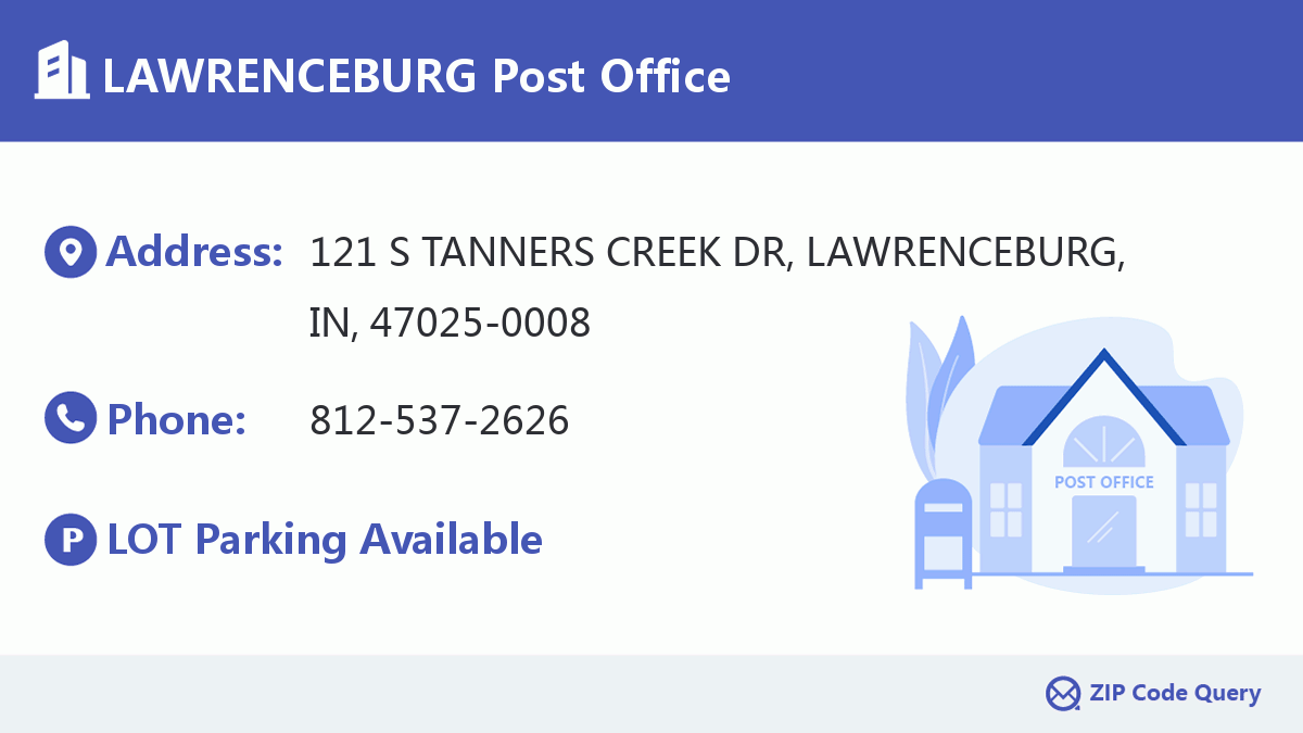 Post Office:LAWRENCEBURG