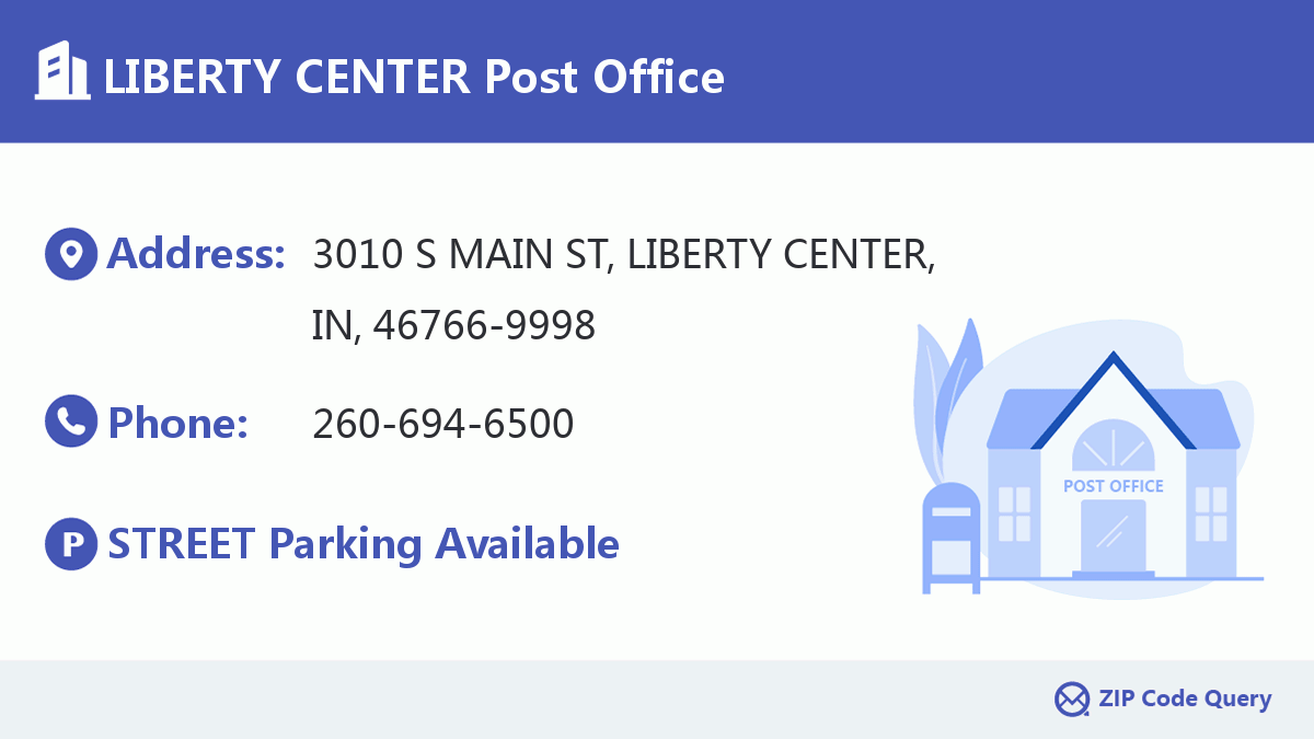 Post Office:LIBERTY CENTER