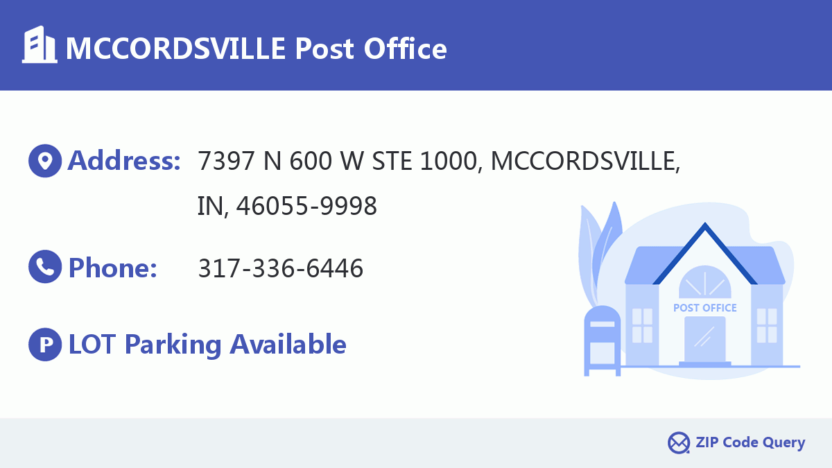 Post Office:MCCORDSVILLE