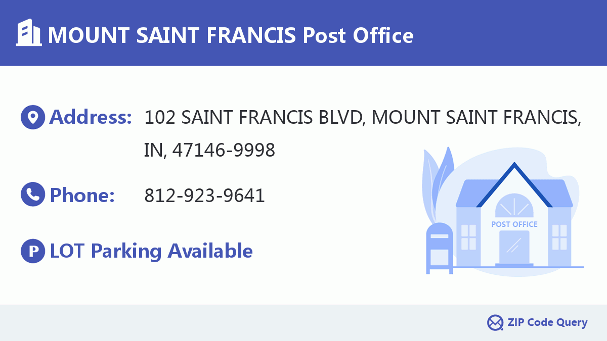 Post Office:MOUNT SAINT FRANCIS