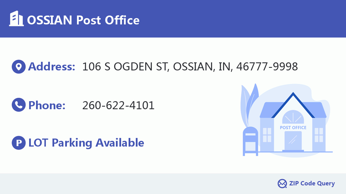 Post Office:OSSIAN
