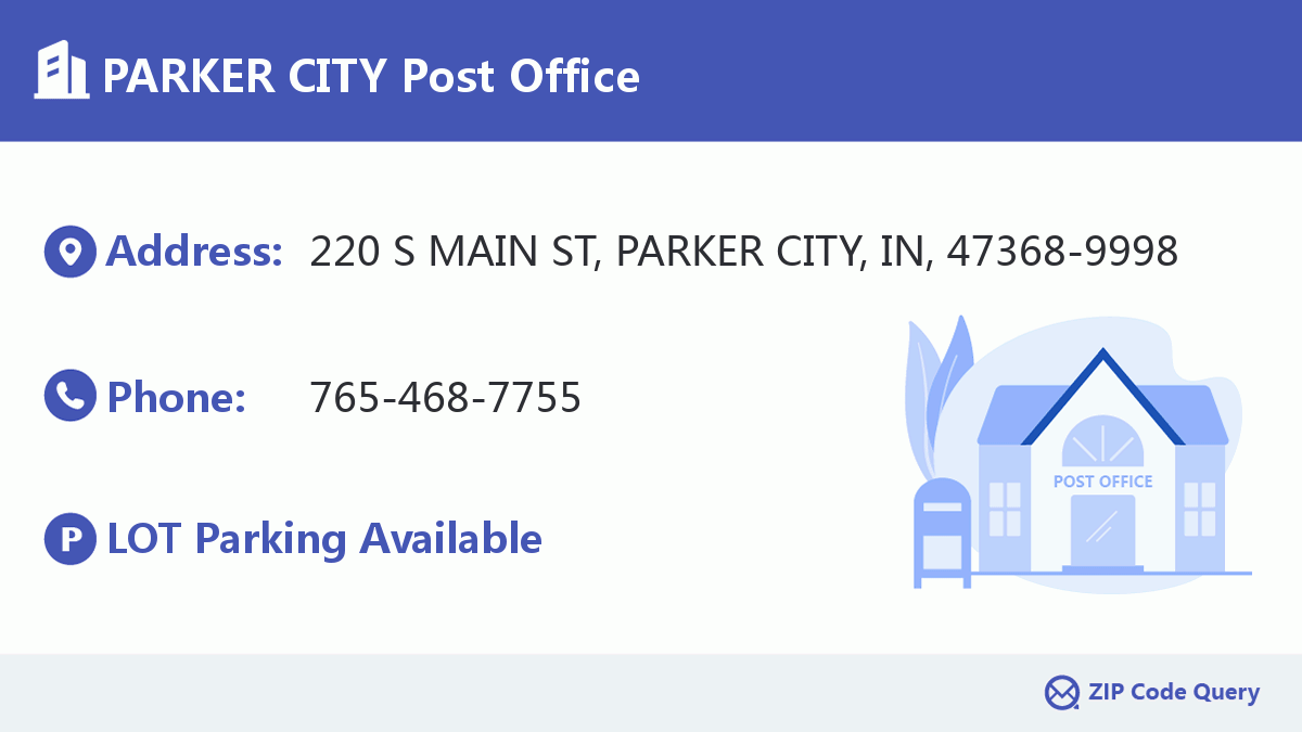 Post Office:PARKER CITY