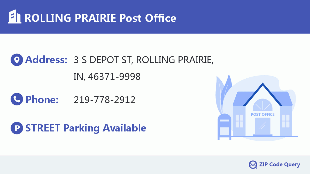 Post Office:ROLLING PRAIRIE