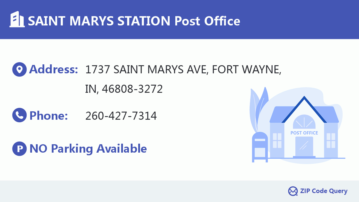 Post Office:SAINT MARYS STATION