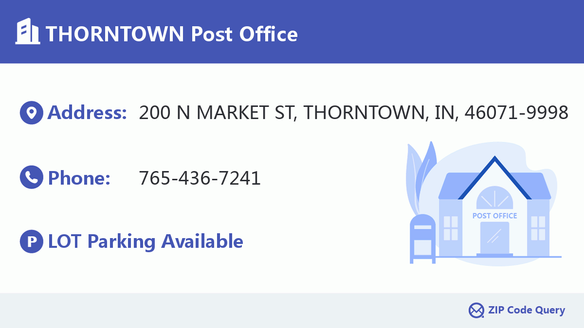 Post Office:THORNTOWN