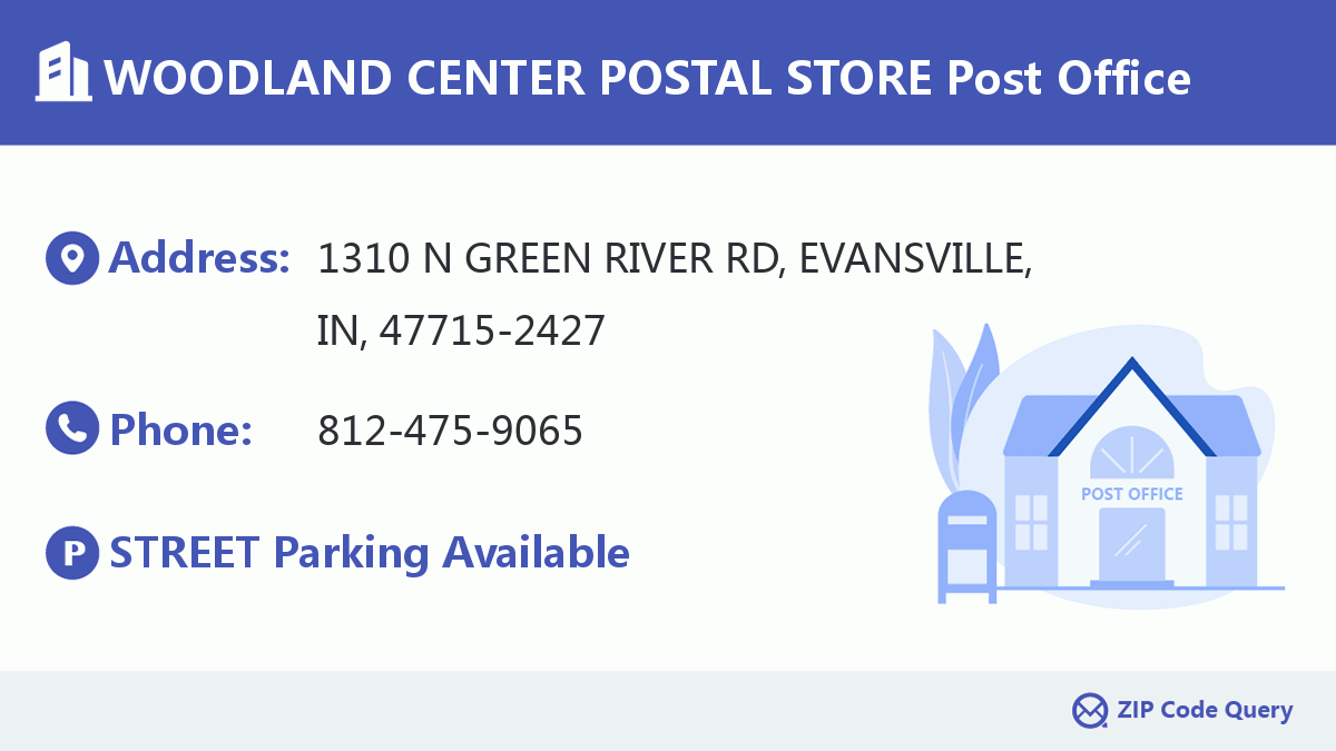 Post Office:WOODLAND CENTER POSTAL STORE